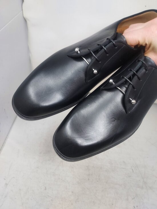 Christian Louboutin Black Chambeliss Leather Oxford Shoe main image 6
